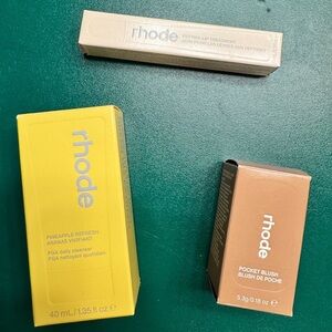 Rhode skincare makeup beauty bundle of empty boxes